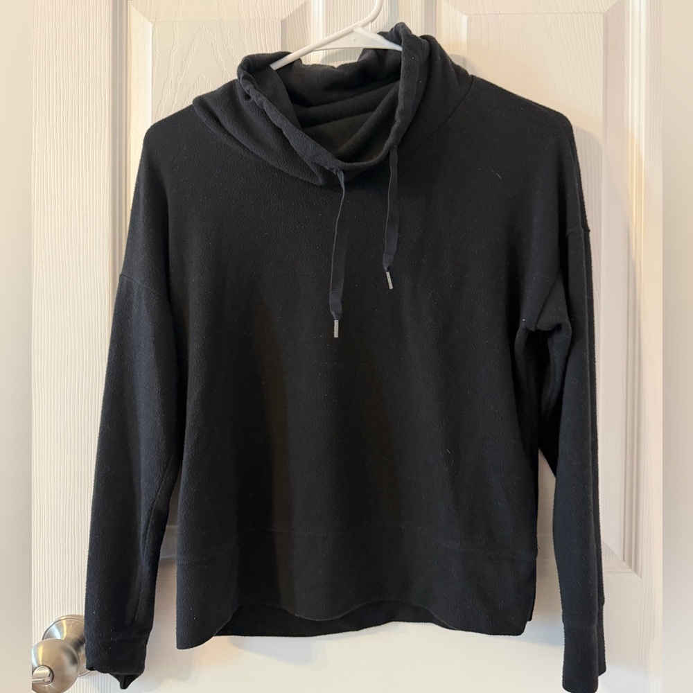 Banana Republic Factory Black Cowl Neck Sweater